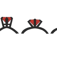 Ilustracje pokazują różne rodzaje opraw kamieni jubilerskich: od góry, z boku i z przodu, prezentując mocowanie kamienia.