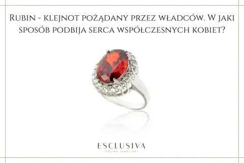 Pierścionek z dużym, owalnym rubinem otoczonym błyszczącymi kamieniami. Ten klejnot, pożądany przez władców, wciąż podbija serca.