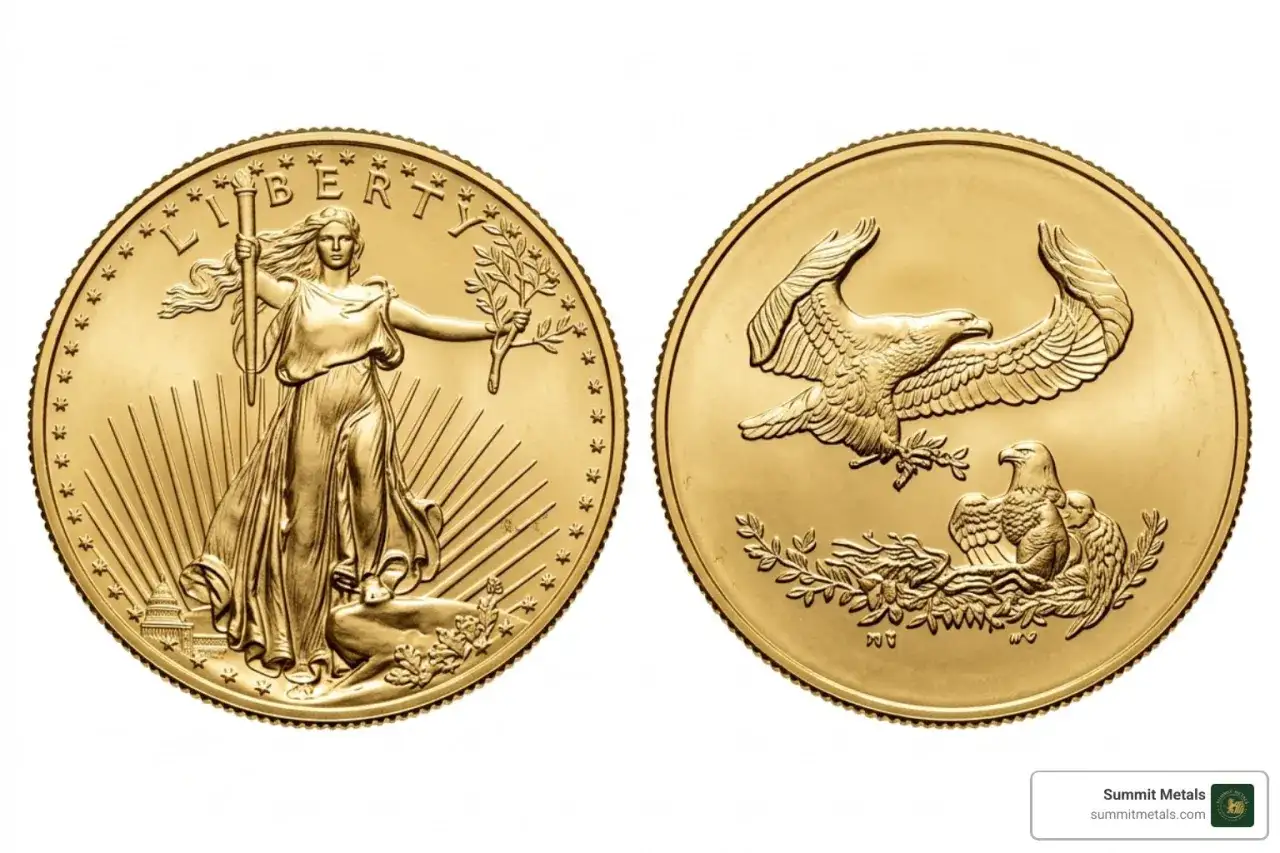 American Gold Eagle 1 oz - waga, próba, cena i zakup