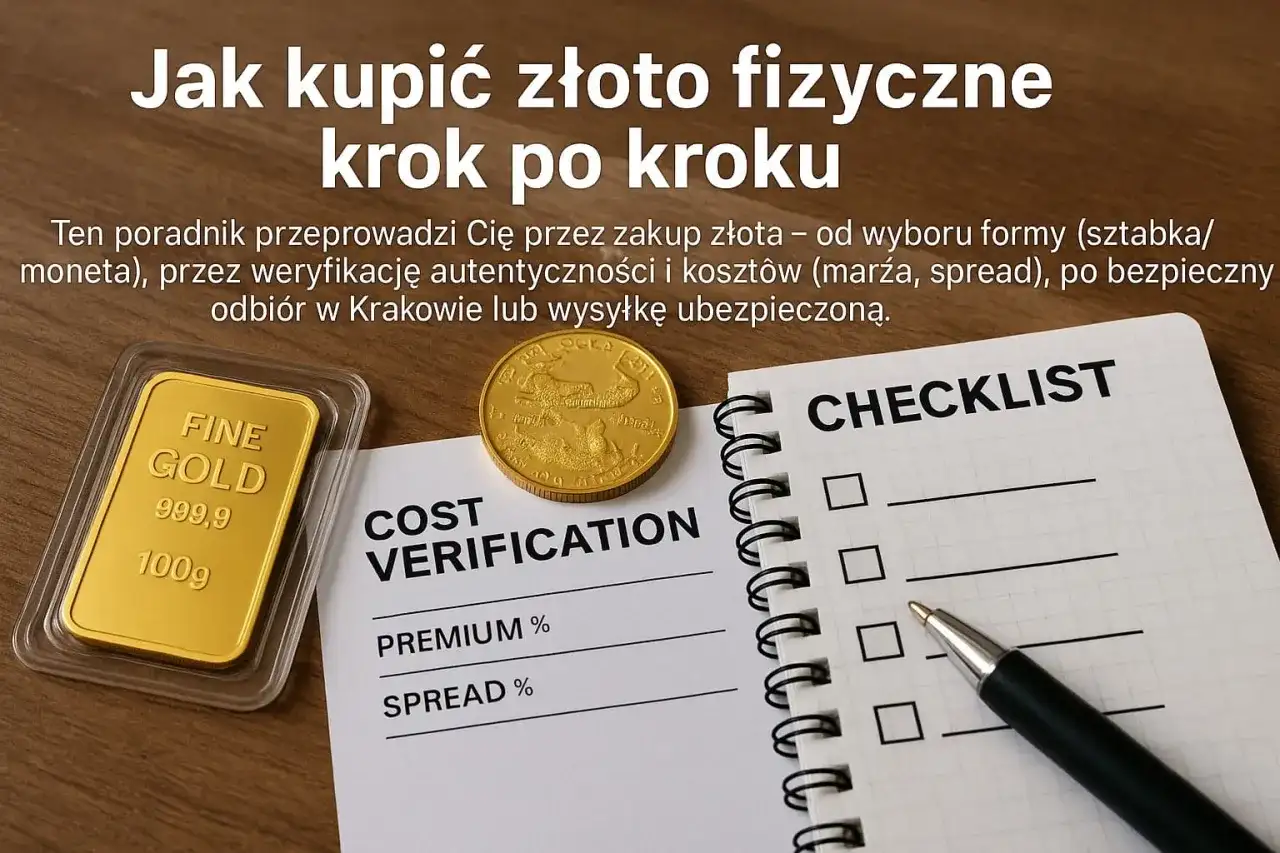 Gdzie najlepiej kupić złoto? Wybierz sztabkę lub monetę