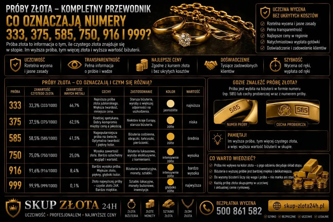 Próba 750 złota - co oznacza i jak ocenić biżuterię?